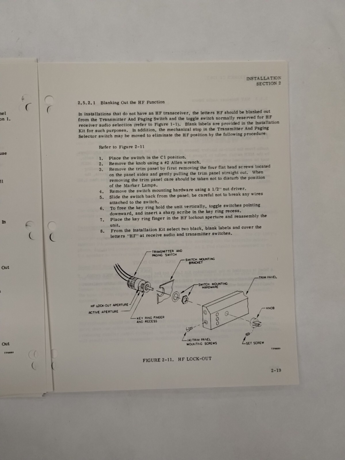 Narco CP 136T TSO Audio Panel Installation Manual-Copy