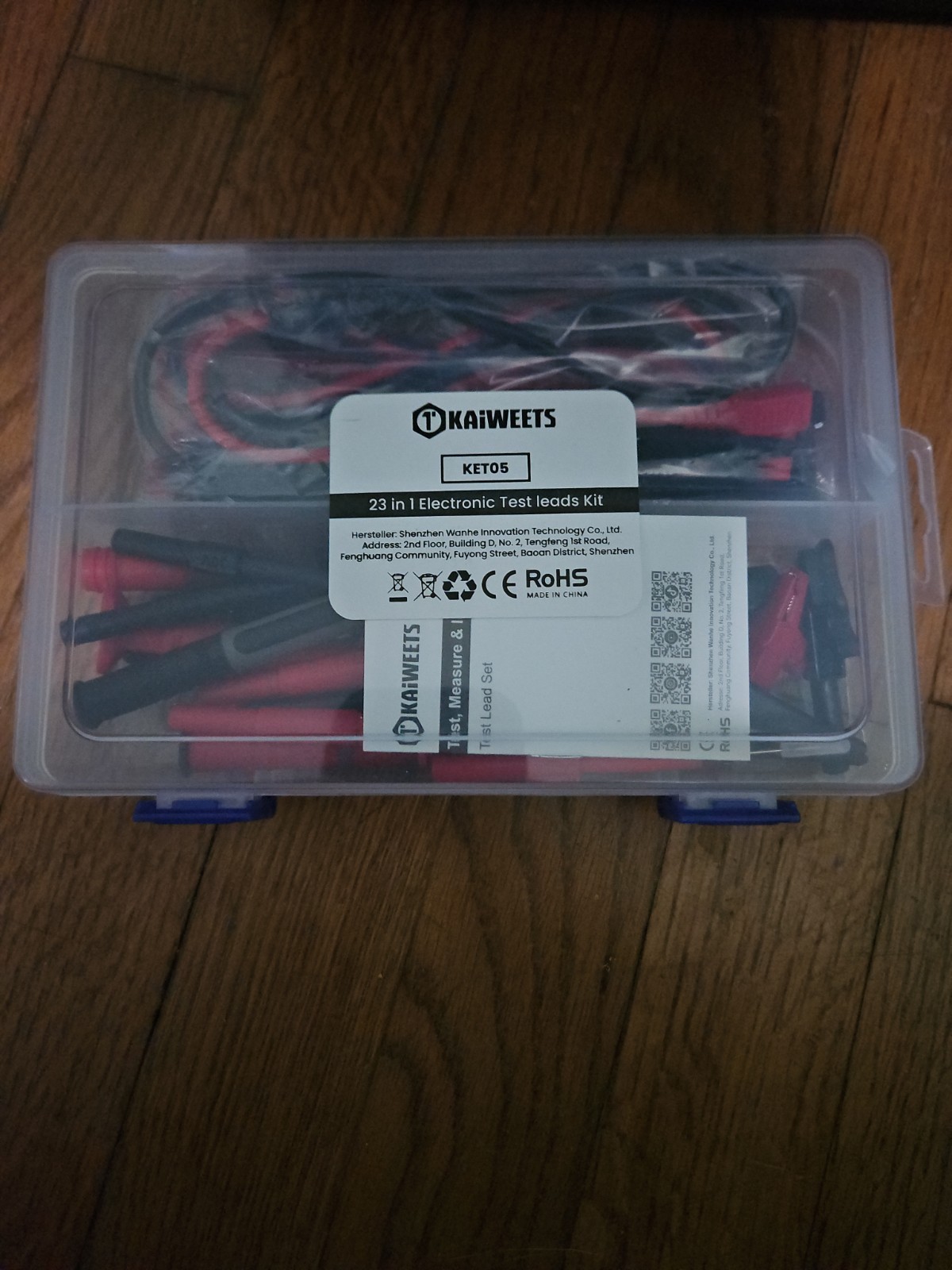 KAIWEETS 23PCS Multimeter Test Leads Kit with Replaceable Precision Probes
