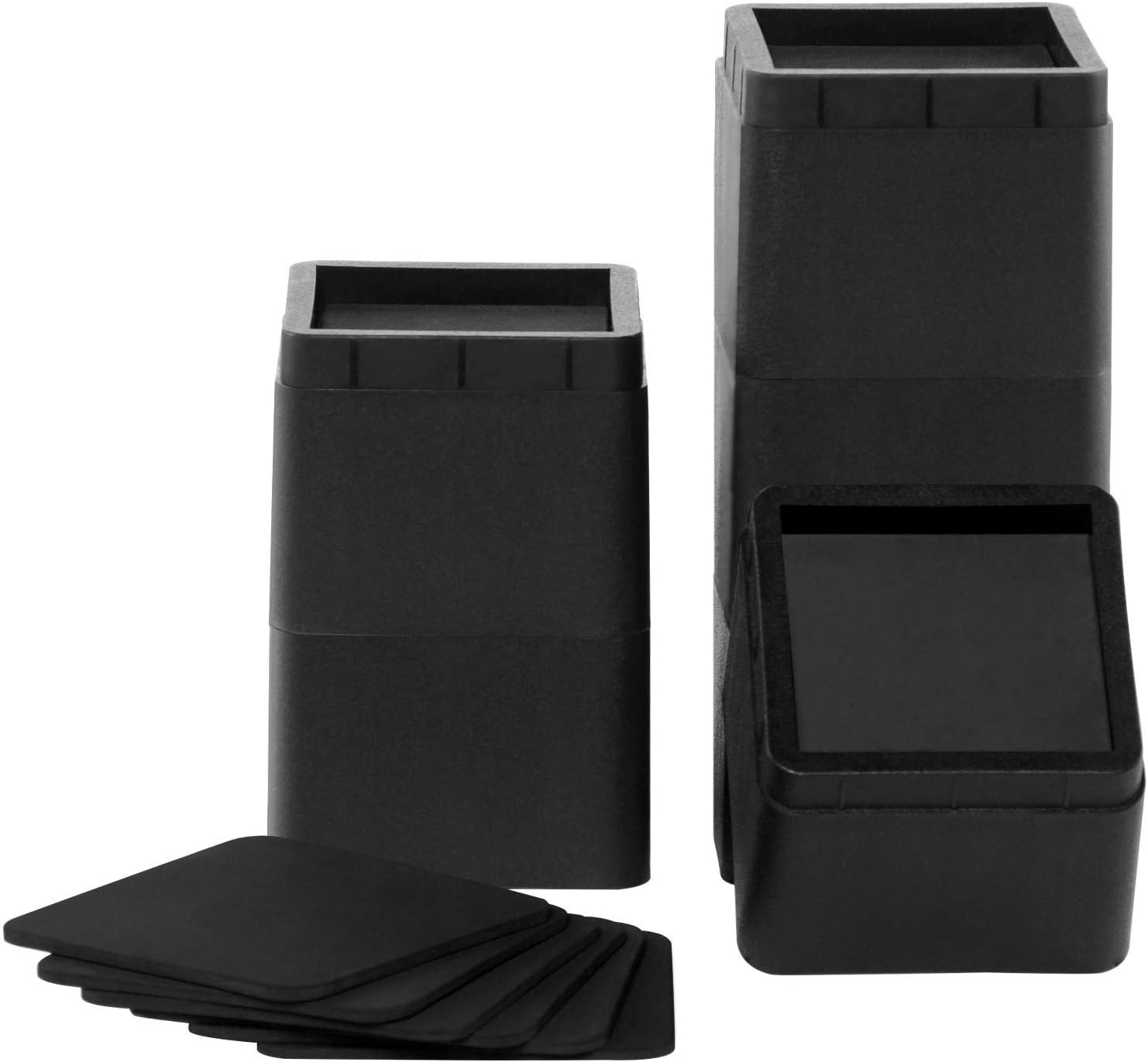 3 Inches Stackable Bed Risers Furniture Risers for Sofas, Counch, Tables Heav...