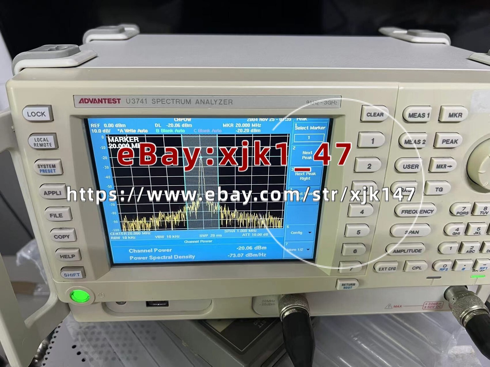 1PCS ADVANTEST U3741 9kHz-3GHz