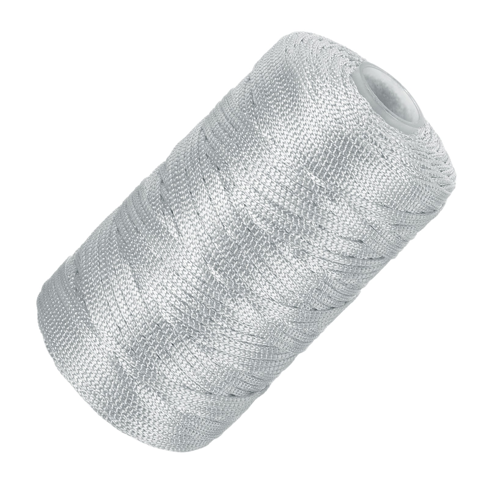 Nylon String Cord 1.5mm x 218Yards Rope Braided Thread Beading Cord,Light Gray