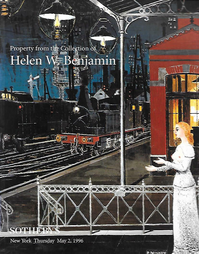 Sotheby's Helen W. Benjamin Collection Auction Catalog 1996