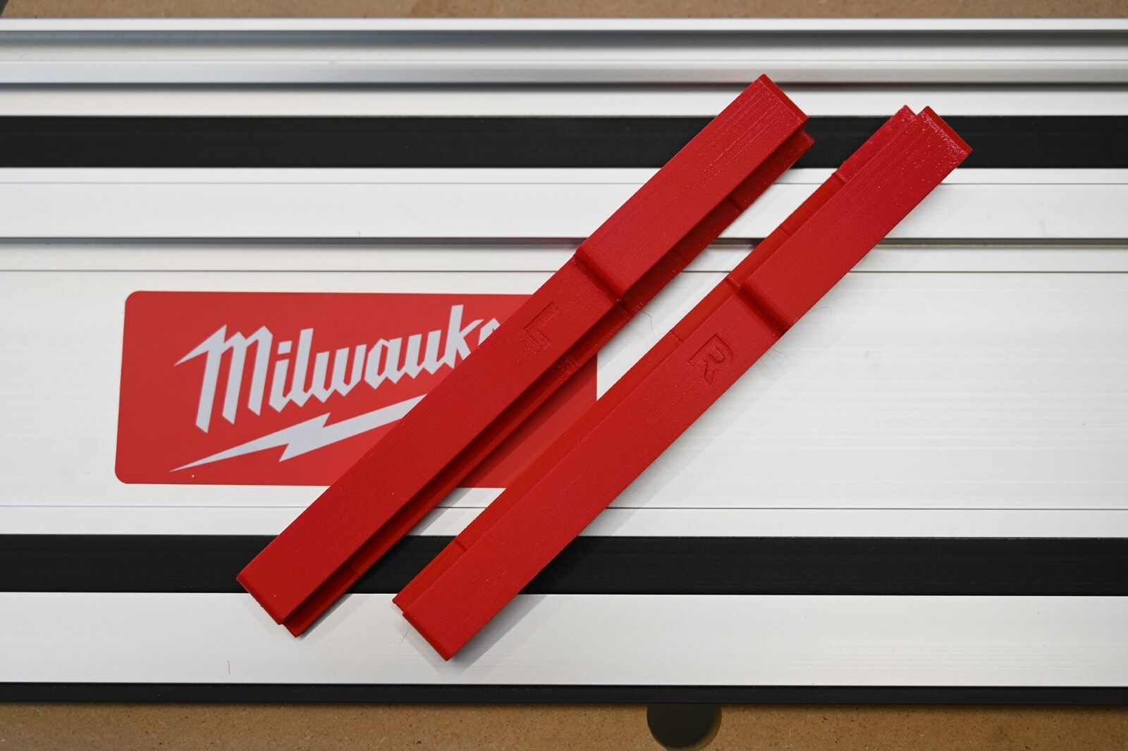 Milwaukee Track Saw Guide Rail Edge Protection – Set of 2 Caps