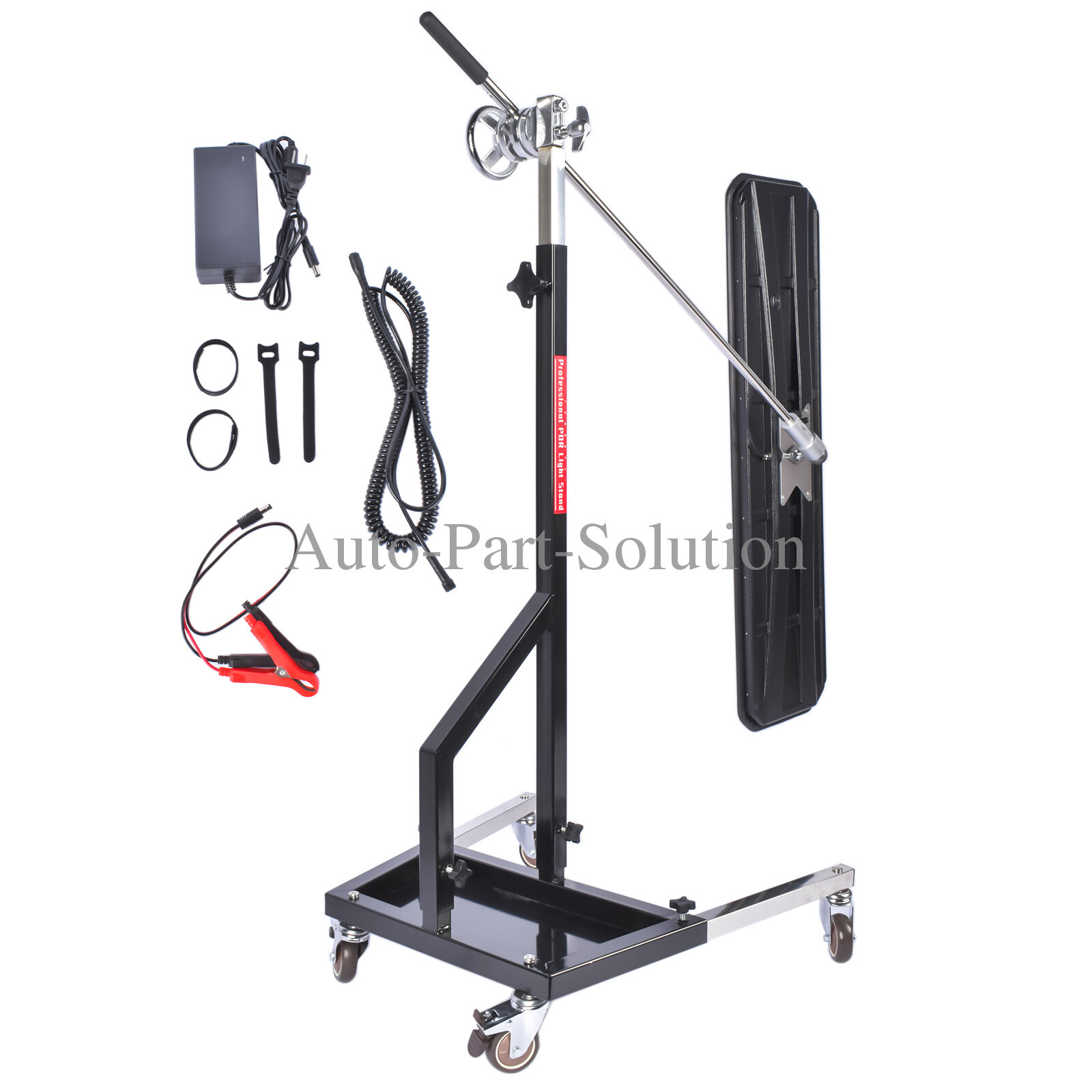 PDR Light 12V Reflector Board Dent Repair Tools with Adjustable Holder Black