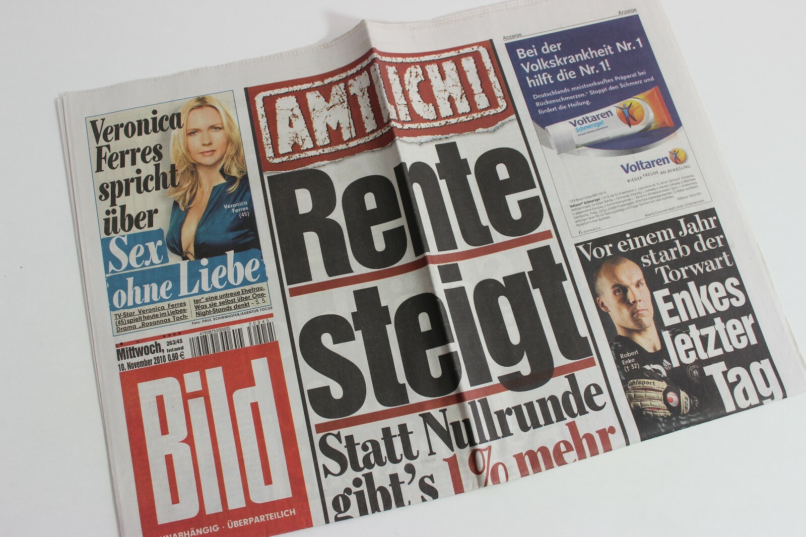 BILDzeitung 10/11/2010 November 10/11/2010 Special Occasion Gift