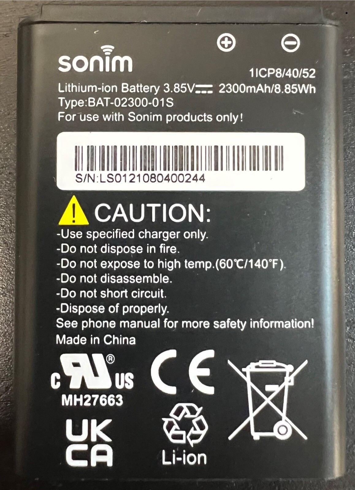 Brand NEW OEM Battery For Sonim XP3 Plus XP3900 BAT-02300-01S Lot 2