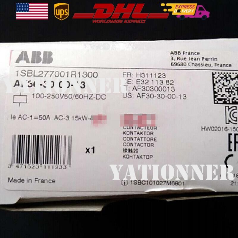 1pc ABB, 1SBL277001R1300, AF30-30-00-13, Contactor Relay Starter NEW-