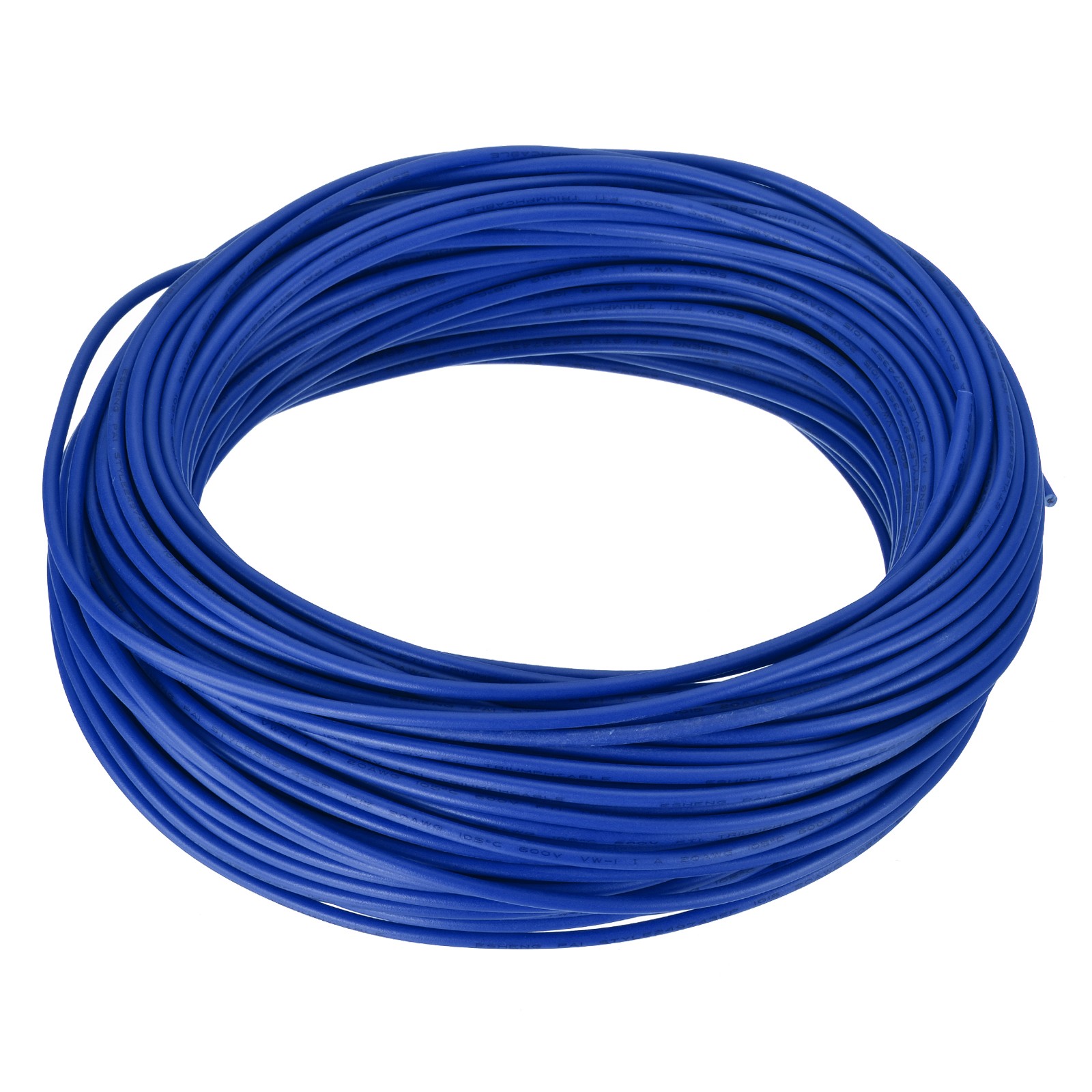 20AWG 20 Gauge Stranded Hook-Up Wire PVC Tinned Copper Wire 30m/100ft Blue