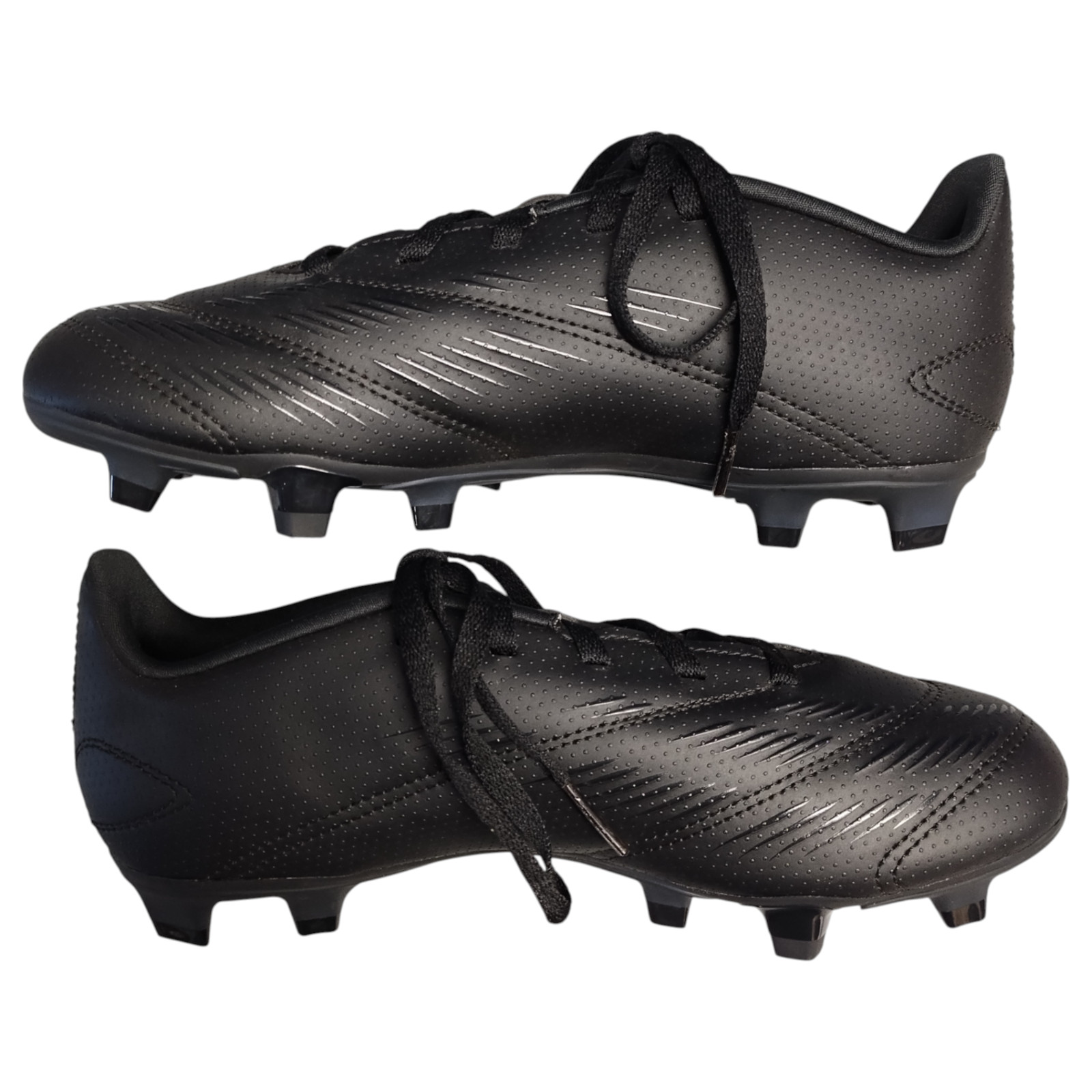 Adidas Predator Club FG Soccer Cleats Men's US 5 Black Athletic Lace Up IG7759