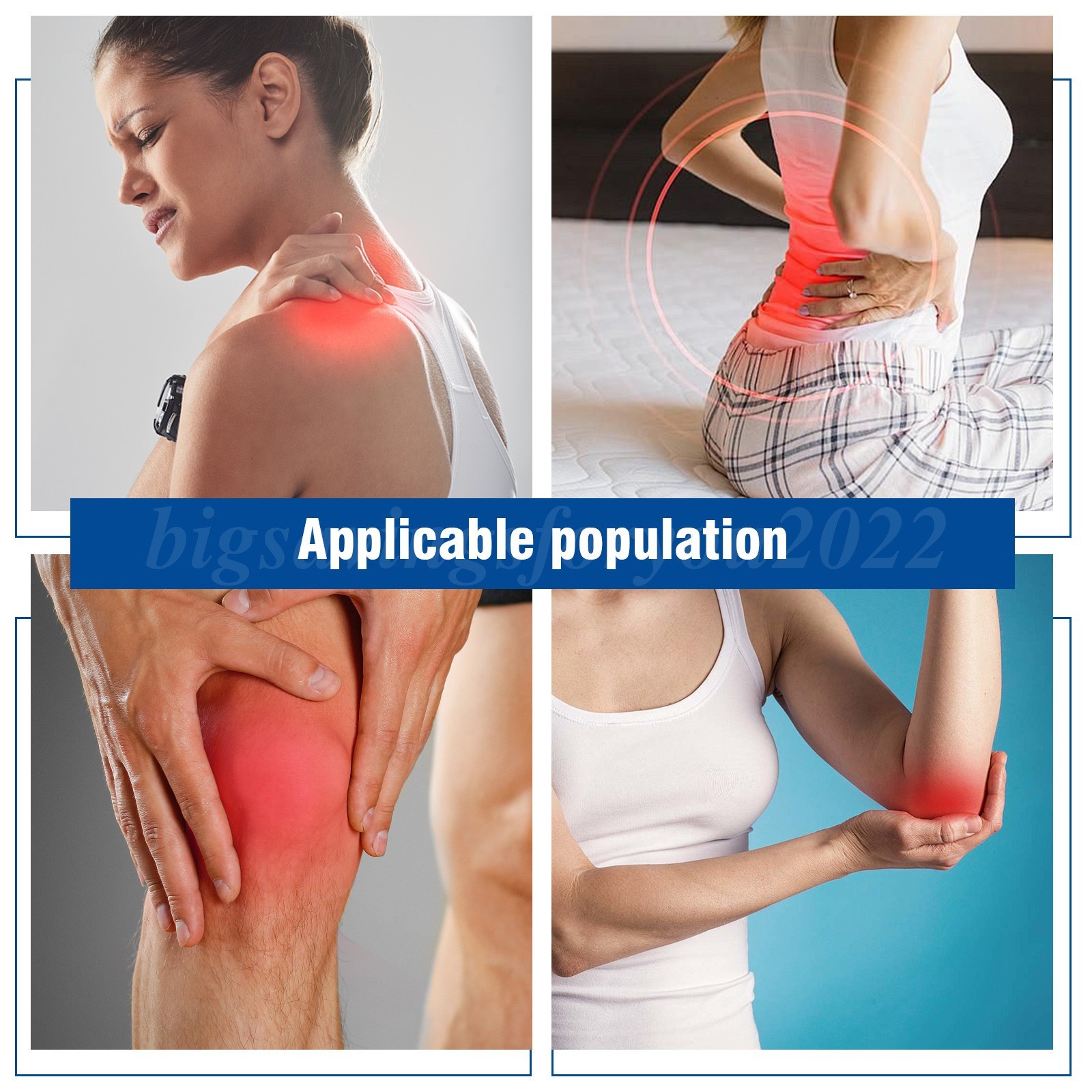Portable Massage Gun 6 Speeds with Constant Temperature Heating 6 Massage Heads