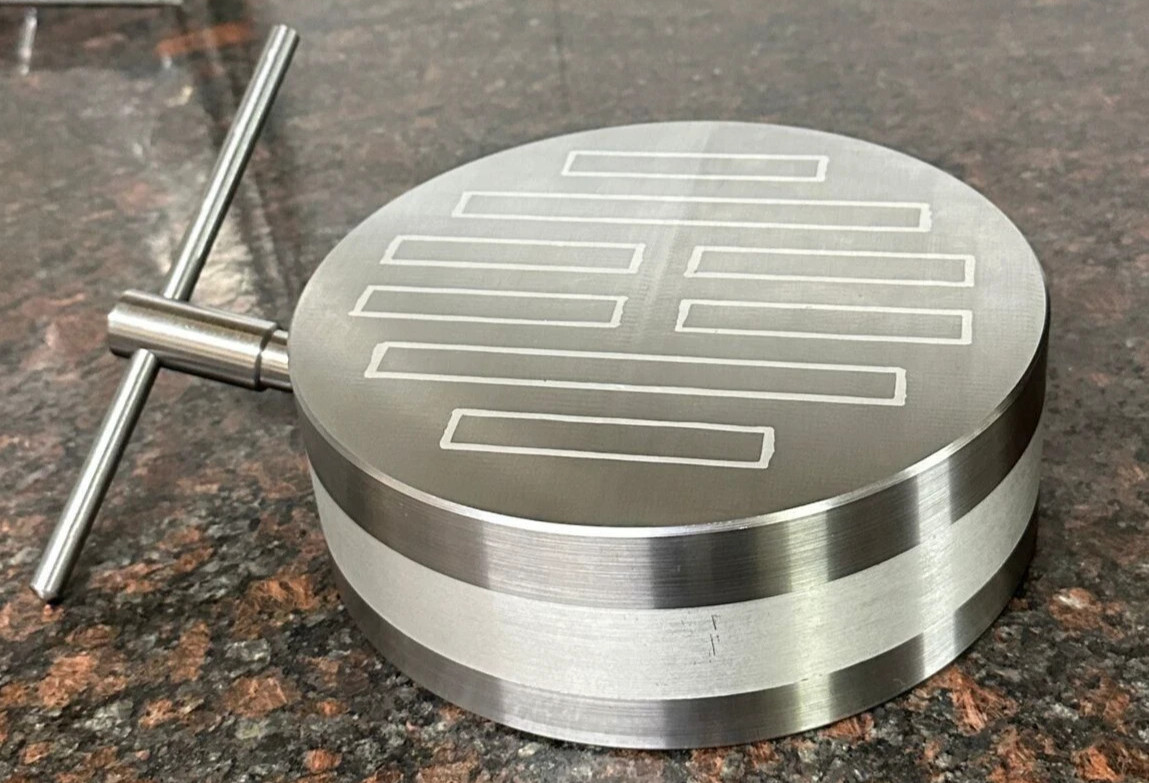 8" Heavy Round Permanent Magnetic Chuck 200 mm Work hold Chucks Magnetic Bed