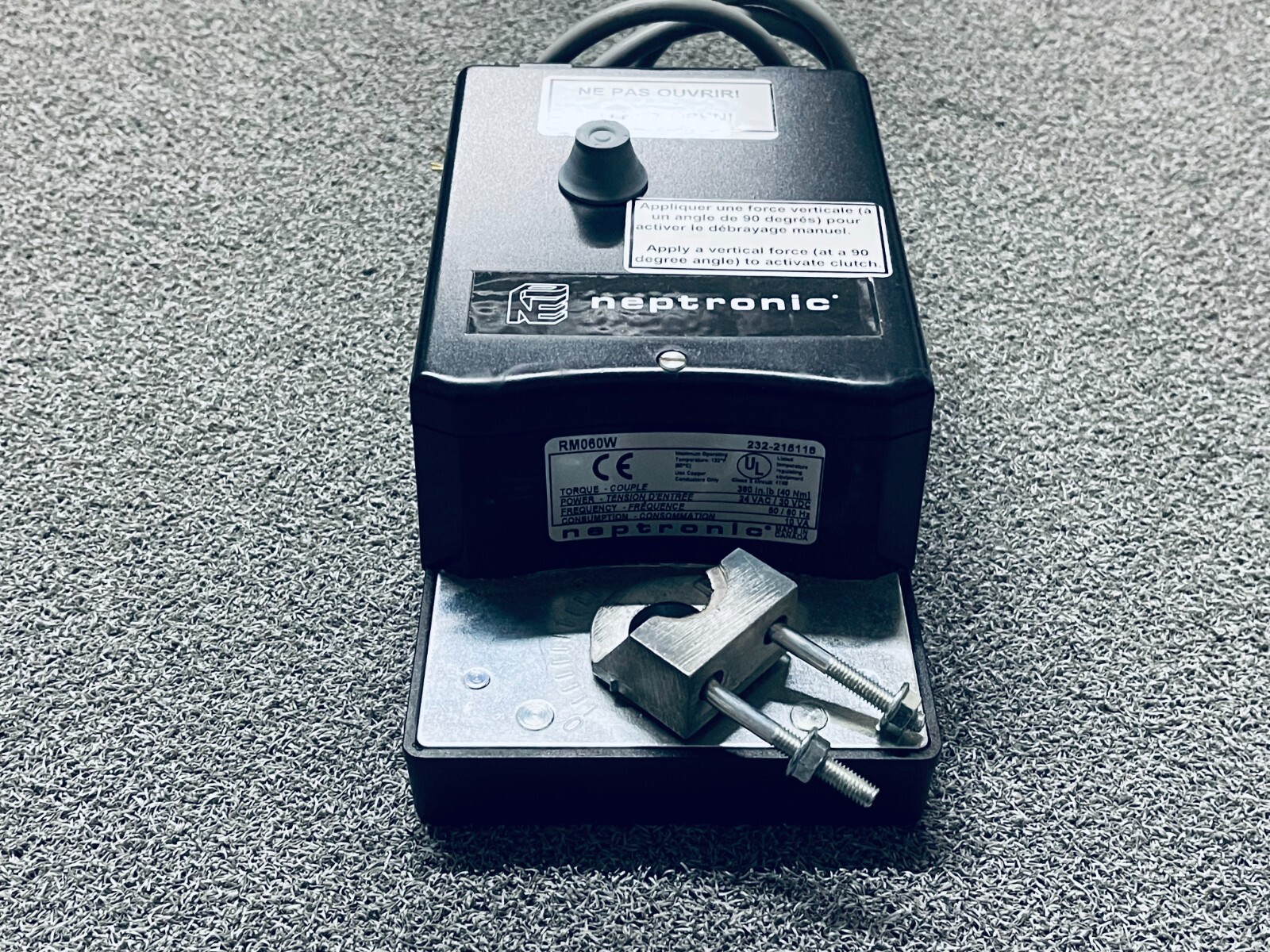 Neptronic RM060W Damper Actuator, Spring Return, 24vac 30vdc
