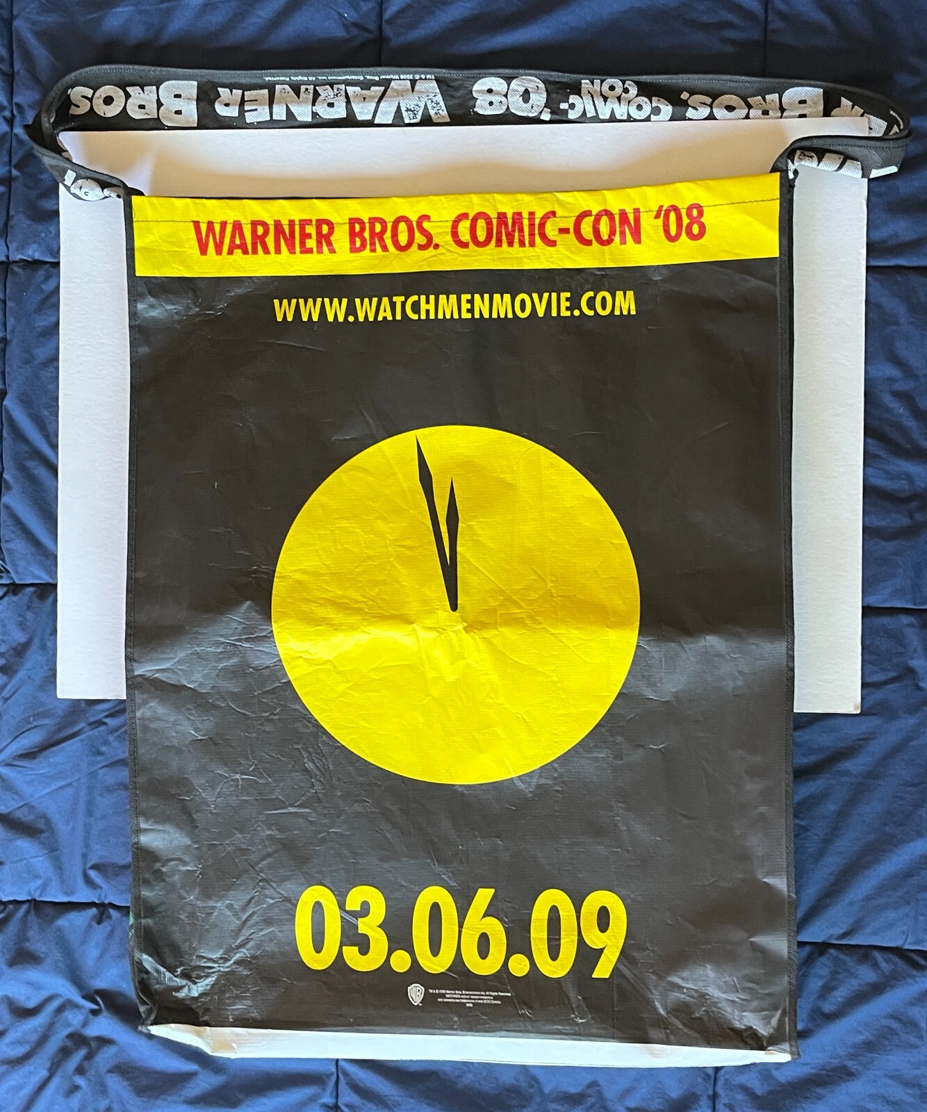WATCHMEN - SDCC 2008 WARNER BROS SWAG BAG - 22" x 28" HUGE!