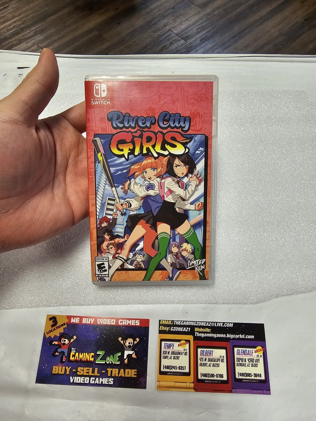 River City Girls (Nintendo Switch) Case Only (Limited Run Games LRG) No Game!!