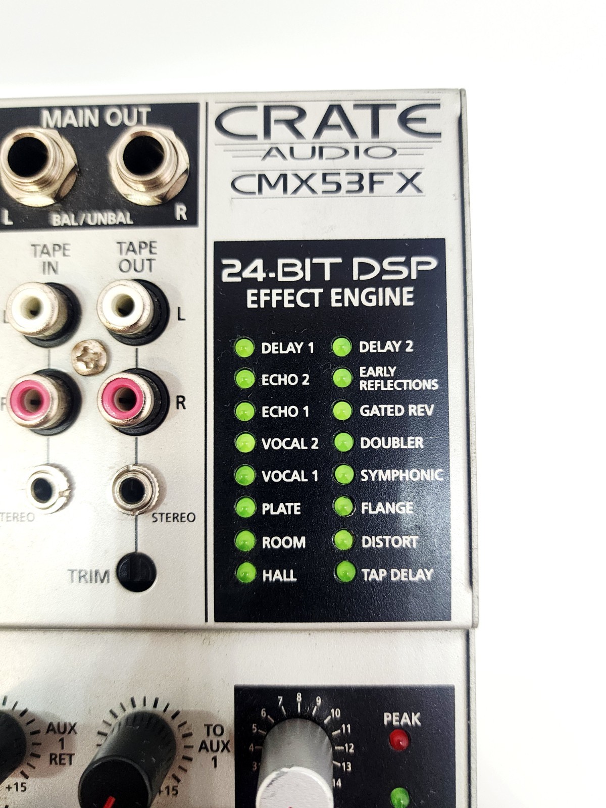 Crate Audio Cmx53fx Audio Mixing Interface Console 24 Bit Dsp Effect Engine
