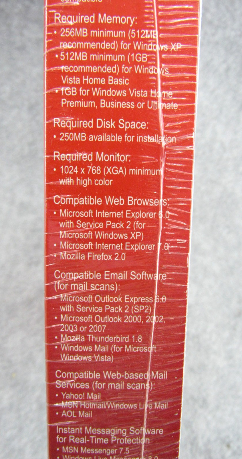 TREND MICRO Antivirus plus AntiSpyware 2008 CD ~ WIndows Vista SEALED!