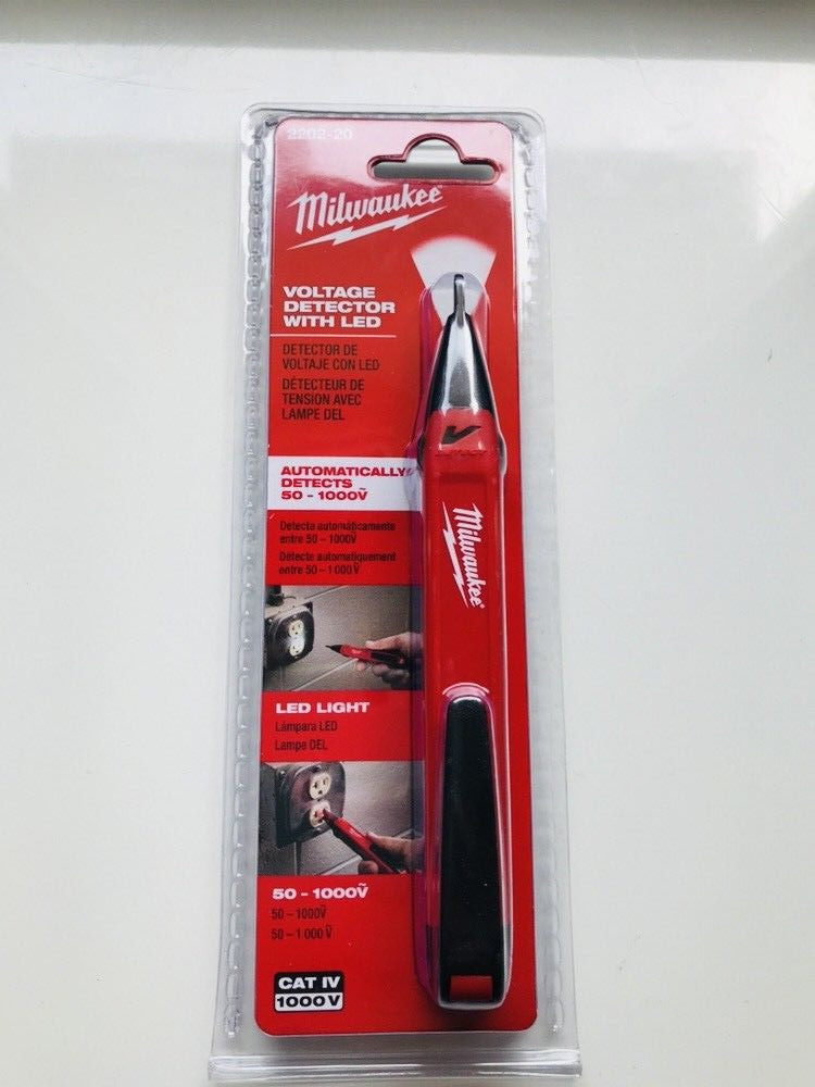 MILWAUKEE 2202-20 Voltage Detector with LED Light
