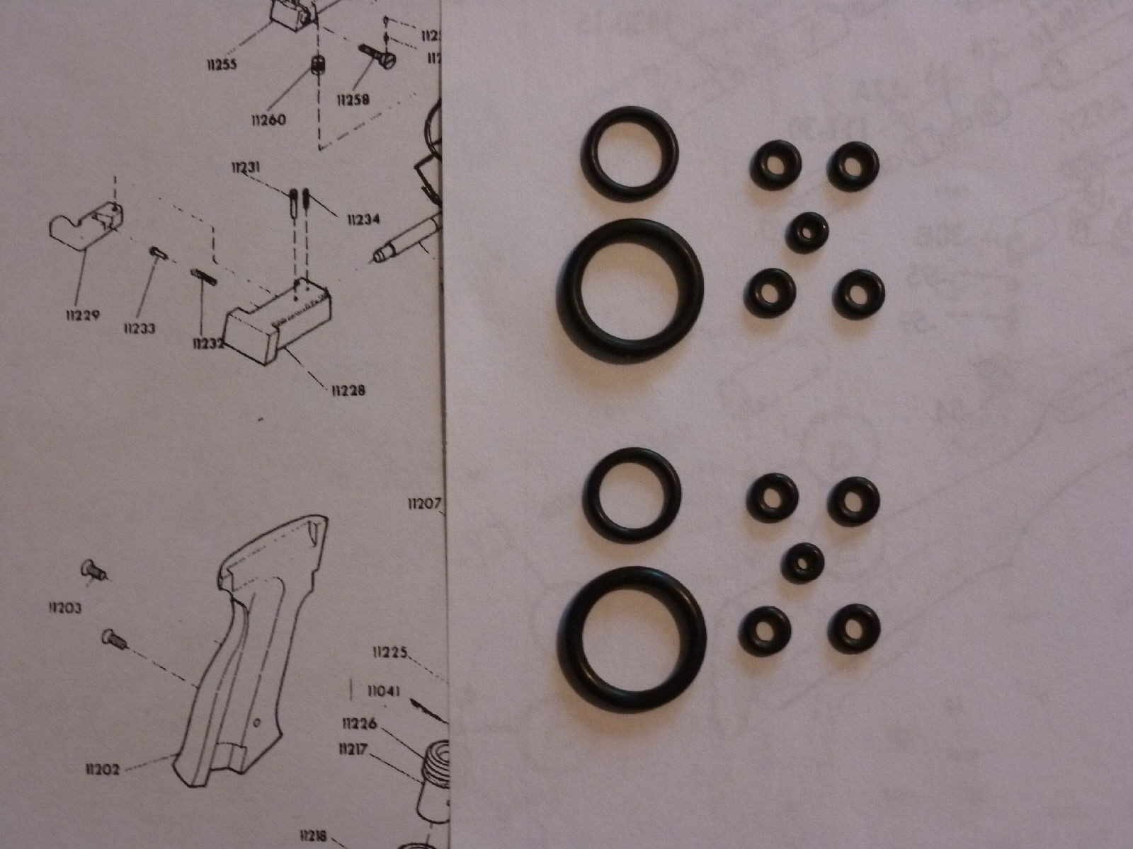 Smith & Wesson 78G 79G Two (2) O-Ring Seal Kits + Exploded View & E-Z Seal Guide
