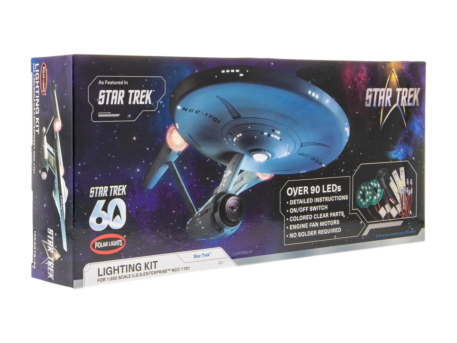 Polar Lights MKA 076 Star Trek TOS USS Enterprise 60th Anniv. Lighting Kit 1/350