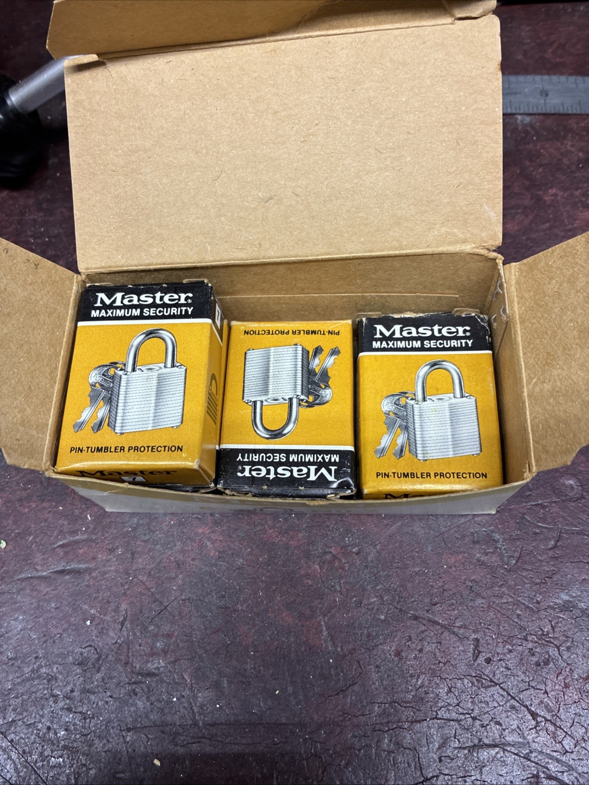 Master No. Seven Small Steel Padlock ￼