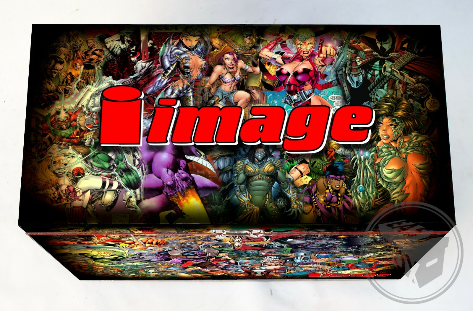 Image Comics 90s - Large Comic Book Hard Box Chest MDF