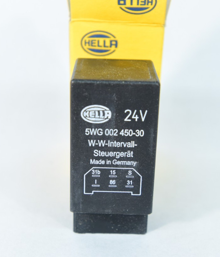 Hella 24 Volt Wipe/Wash Interval Timer PN 002450301