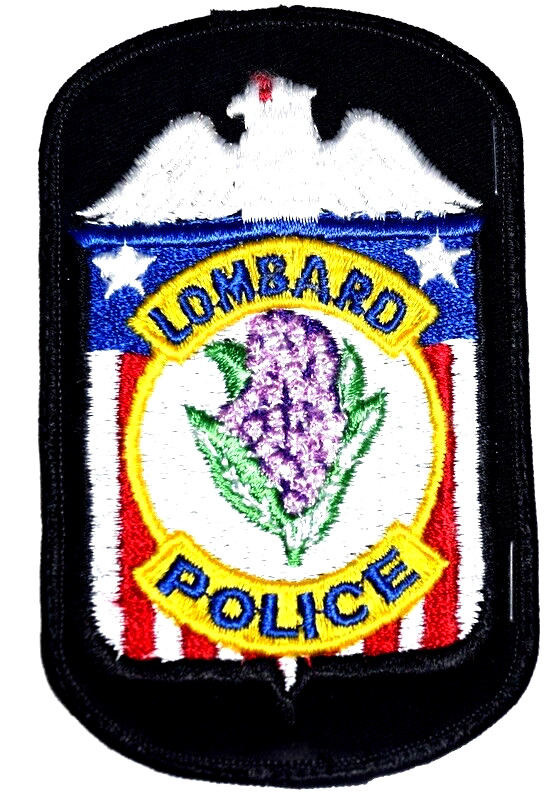 LOMBARD POLICE - ILLINOIS IL Sheriff Police Patch GRAPE CLUSTER USED