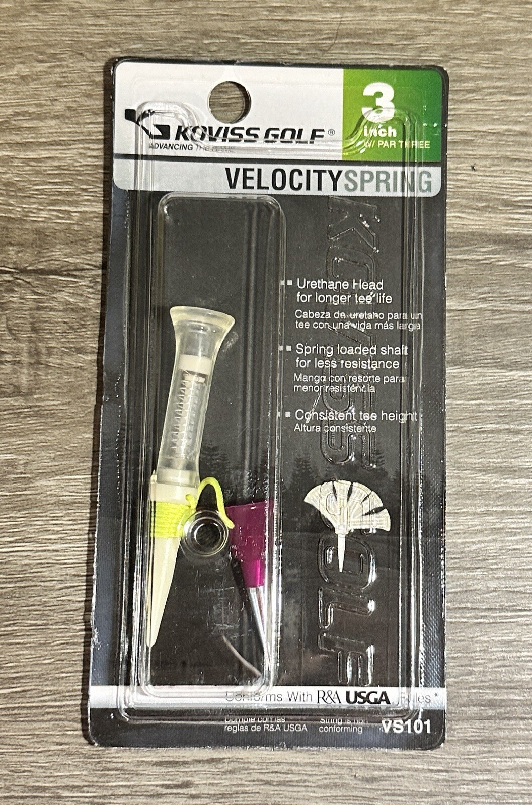 KOVISS Velocity Spring Golf Tees VS101