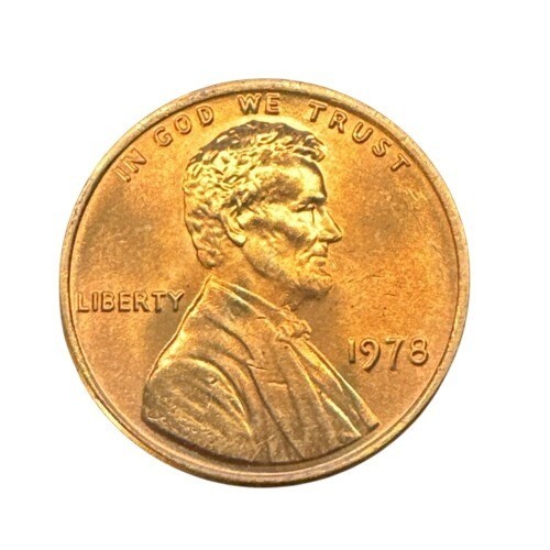 1978 P Lincoln Memorial Cent/Penny - BU - Uncirculated - Red