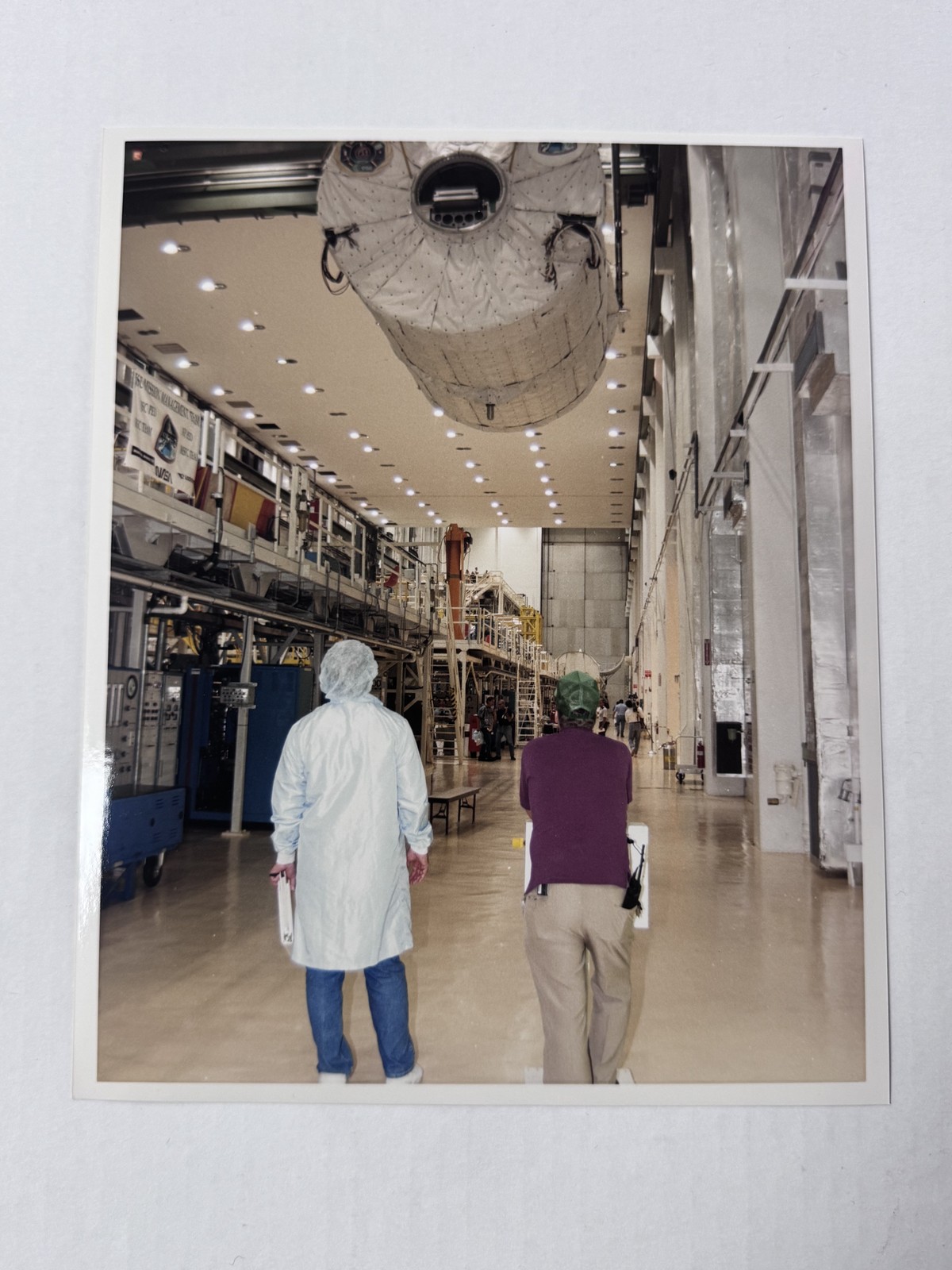NASA STS-58 Workers Move Spacehab Life Sciences-2 Module Press Photo