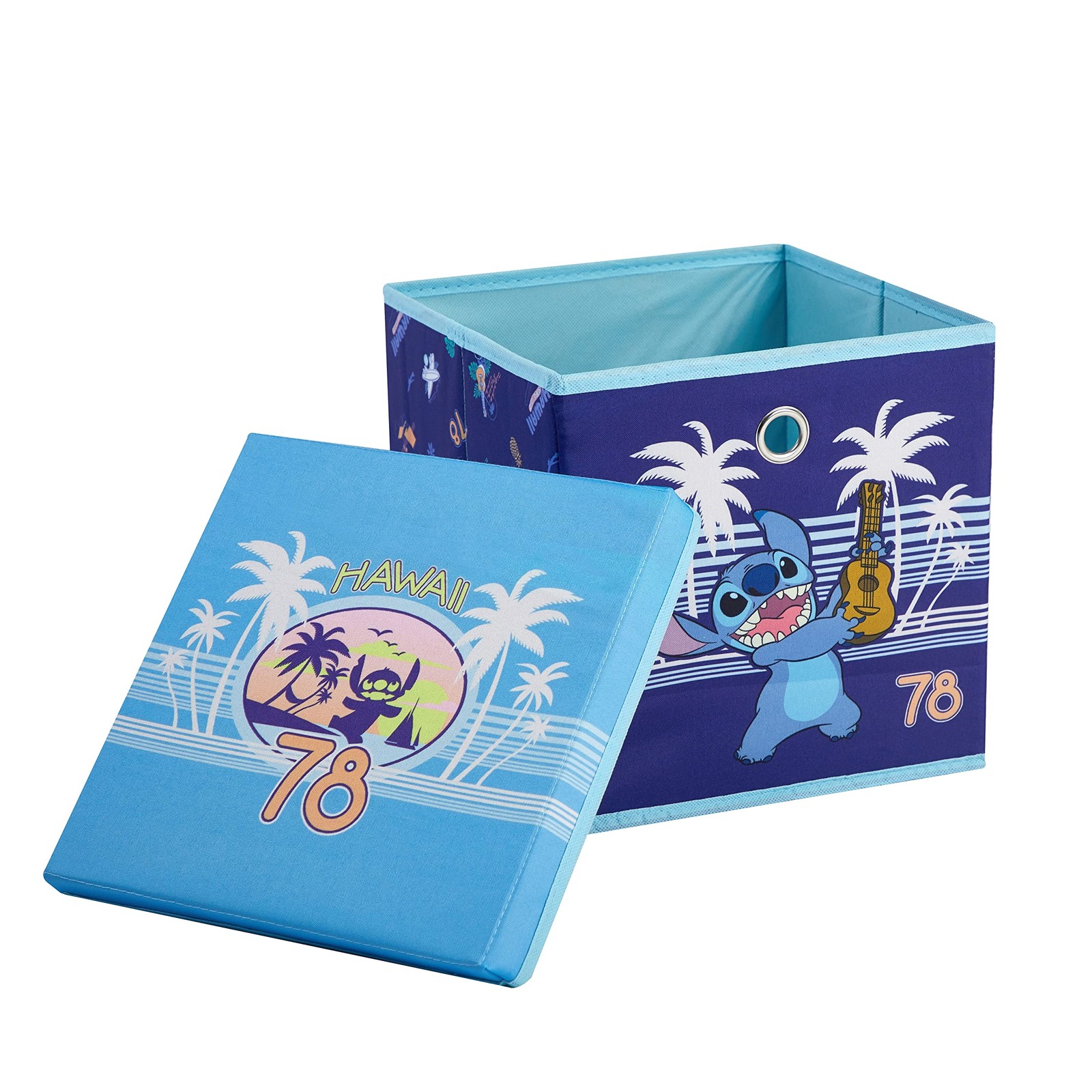 Lilo & Stitch Collapsible Storage Cube with 10" x x 10", and