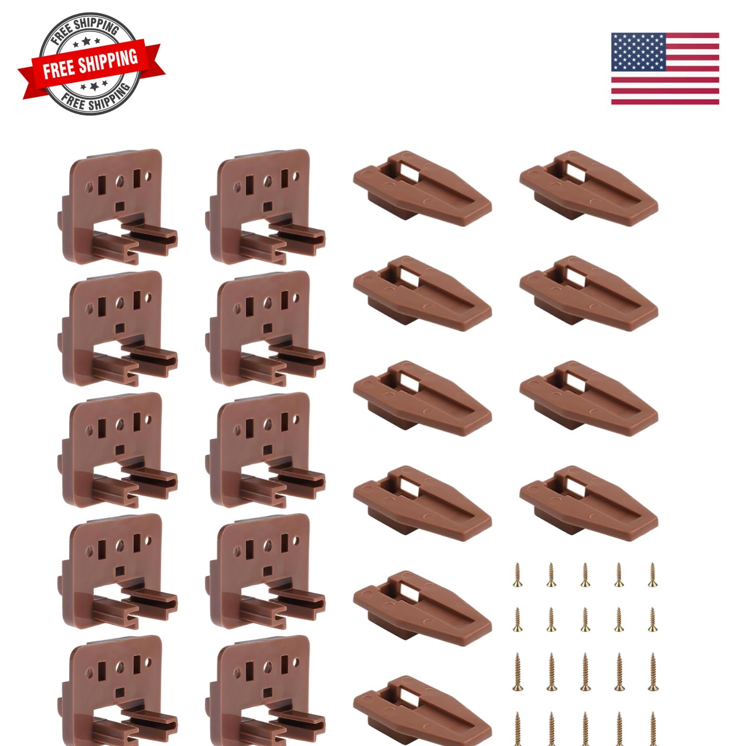 8 Set Drawer Guide Kit, Enhanced Commercial Slide Style Drawers for Kenlin Ri...