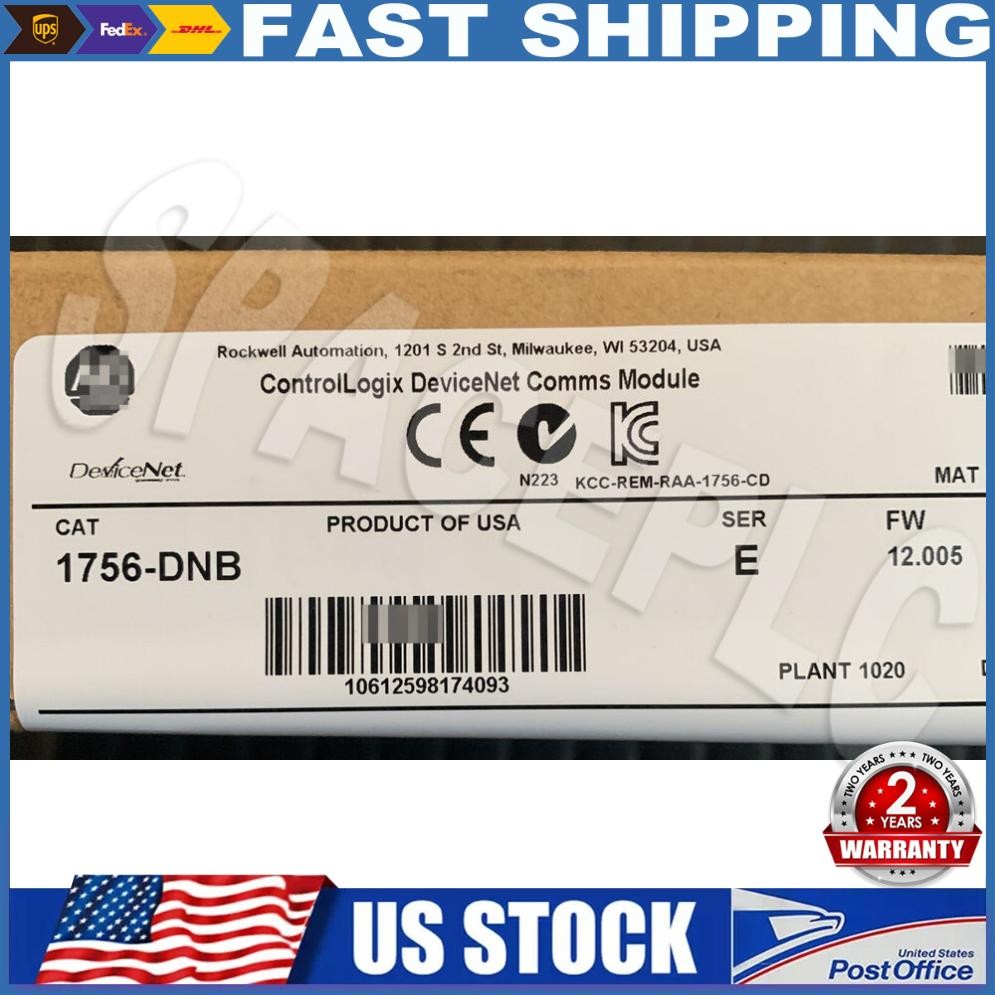 1756-DNB AB ControlLogix DeviceNet Comms Module Brand New Box!SpotGoods 1Pcs Zy