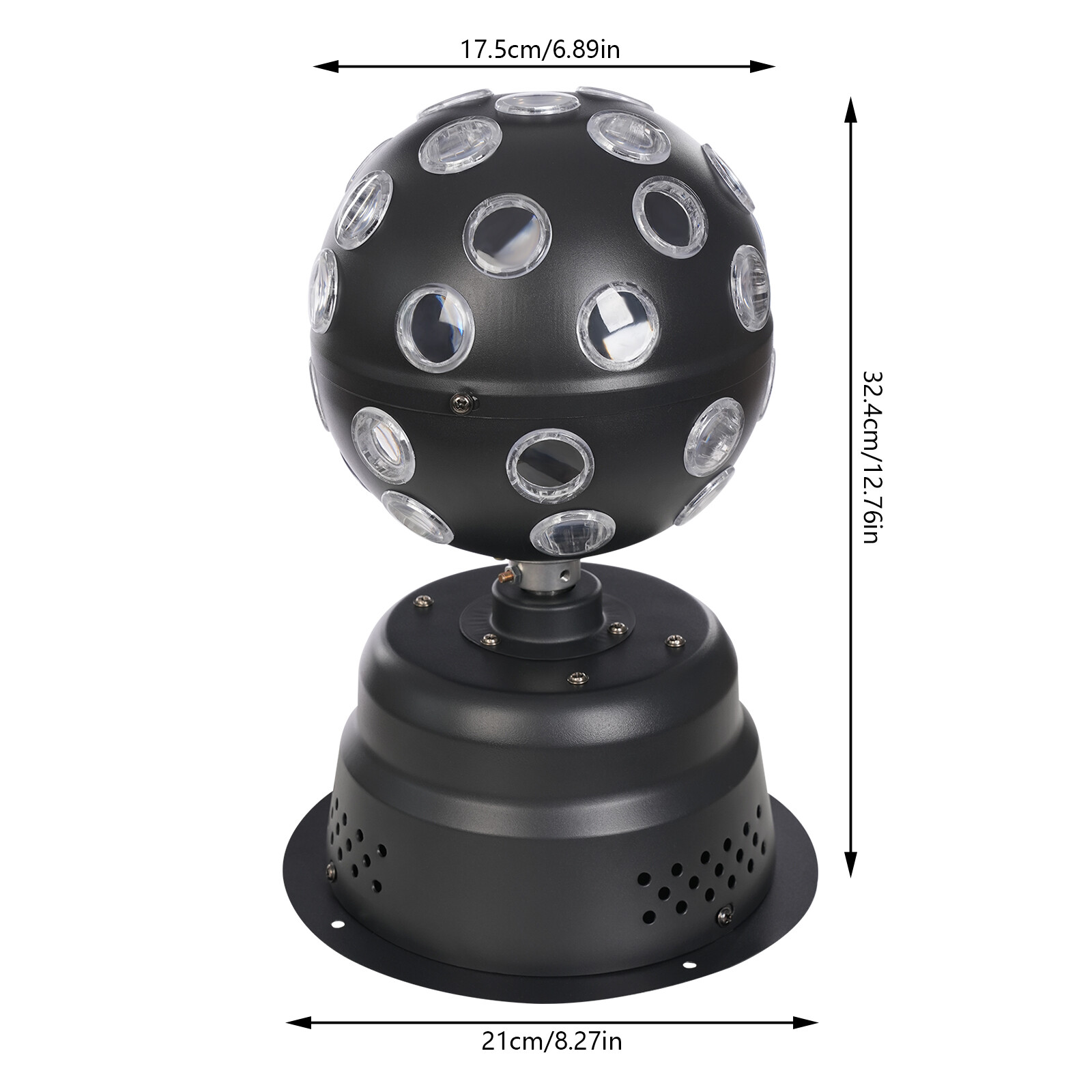 LED Corded Stage Light Stage Lighting Effects Electric Rotating Lamp & Remote