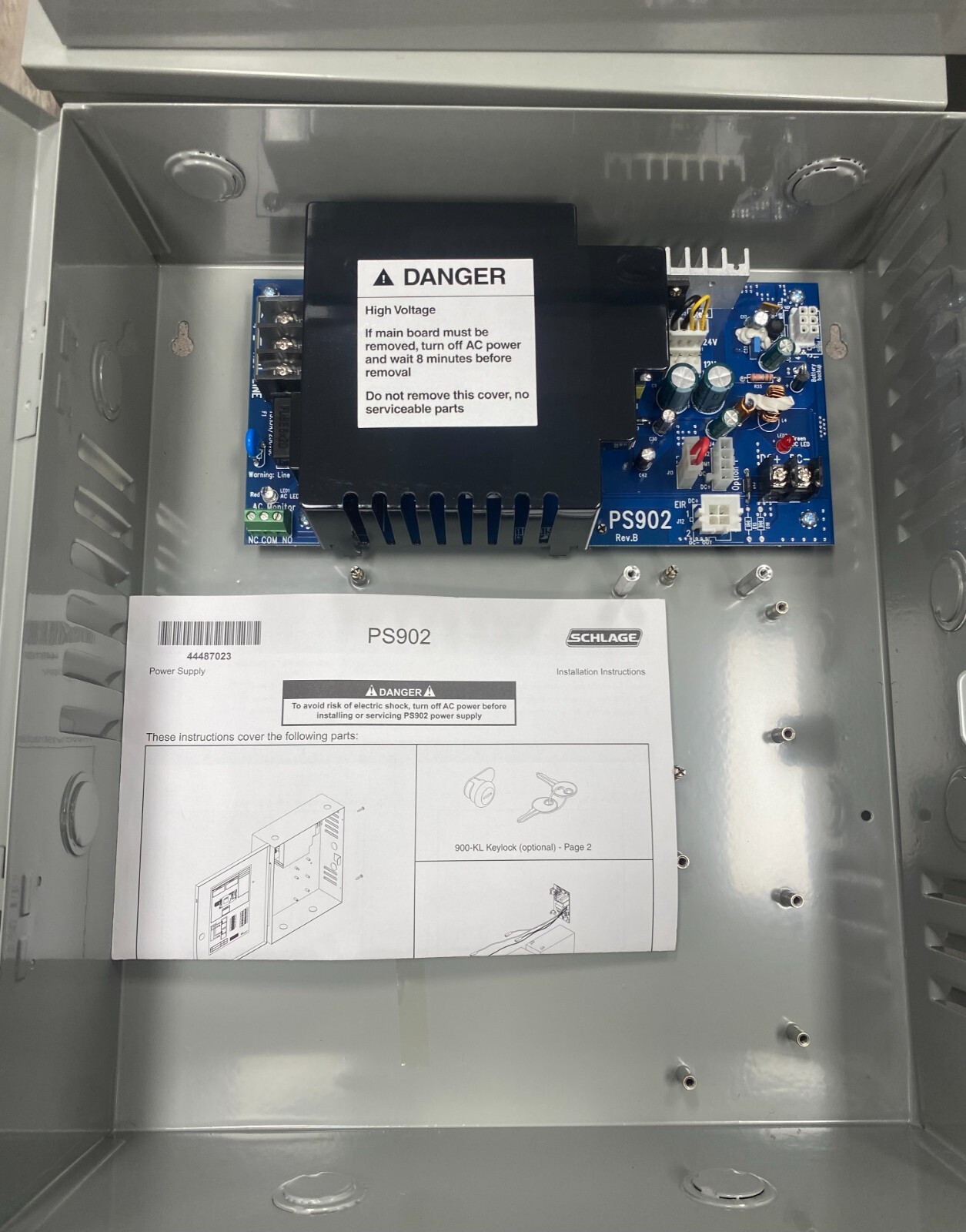 SCHLAGE PS902 CLASS 2 POWER SUPPLY