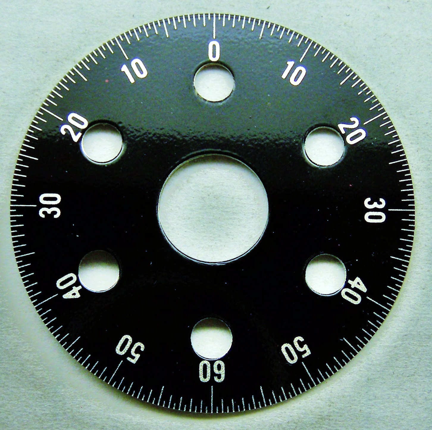 EXELIS 102589 NOS CONTROL DIAL ALUMINUM 60<0>60 RADAR AN/TPN-18  TG113/TPN-8