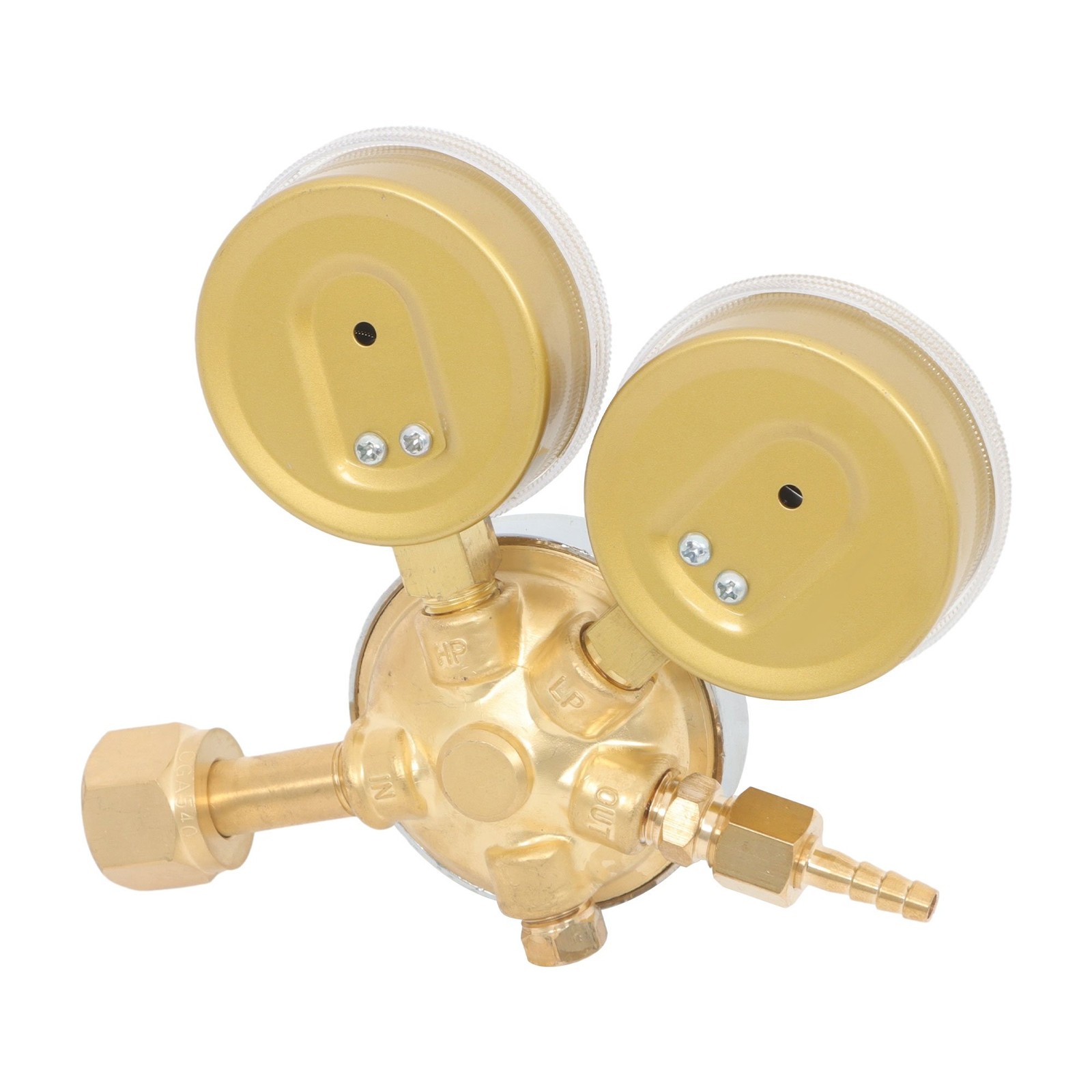 Oxygen Gas Welding Regulator Pressure Gauge Solid Brass CGA 540