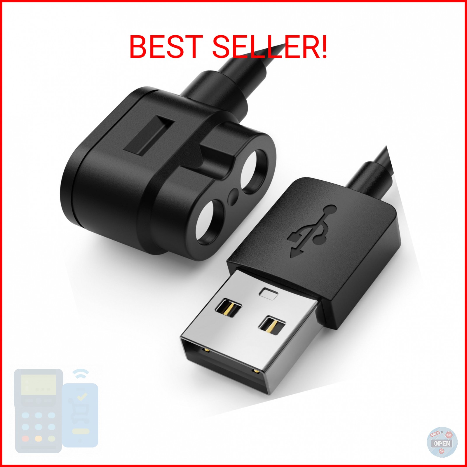 TUSITA Magnetic Charger Cable Compatible with LEDLENSER MH7 MH8 MH11 iH11R ML4 H