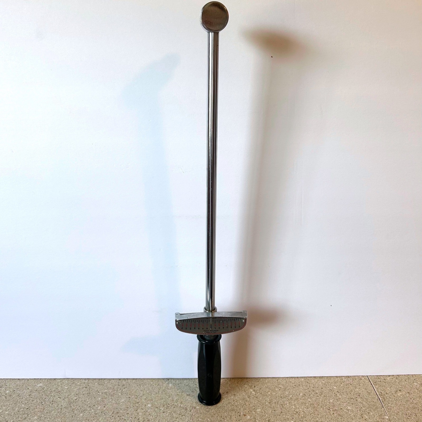 Craftsman Torque Wrench 1/2 Drive Beam Style 44641 Silver Excellent 140 Ft-Lbs