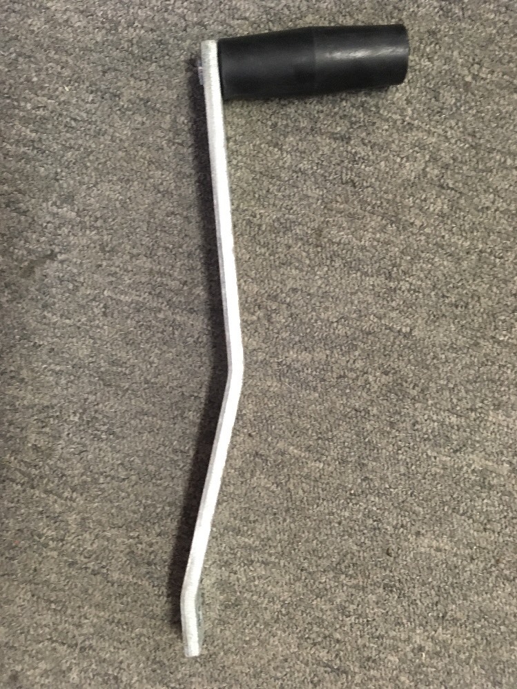 Generic Replacement Winch Handle, 11" Steel Handle With Plastic Handle