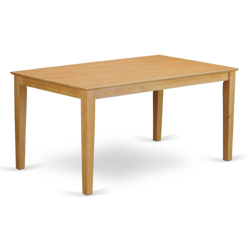 Dining Room Set Oak, CAPO7-OAK-C