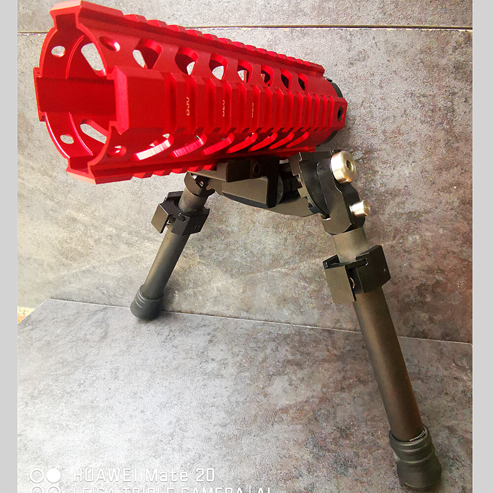 NEW LRA V10 Light Bipod Long Range Rifle Hunting Carbon Fiber with 20mm QD Mount