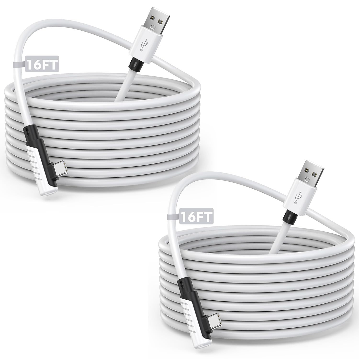 16FT Link Cable for Meta Quest 3S/Quest 3/Oculus Quest 2 - USB 3.0