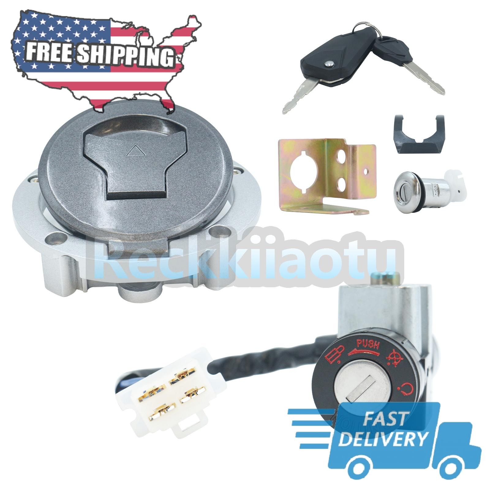 Ignition Switch Fuel Gas Cap Seat Lock Set For Honda 2017-2024 Grom 125 MSX125