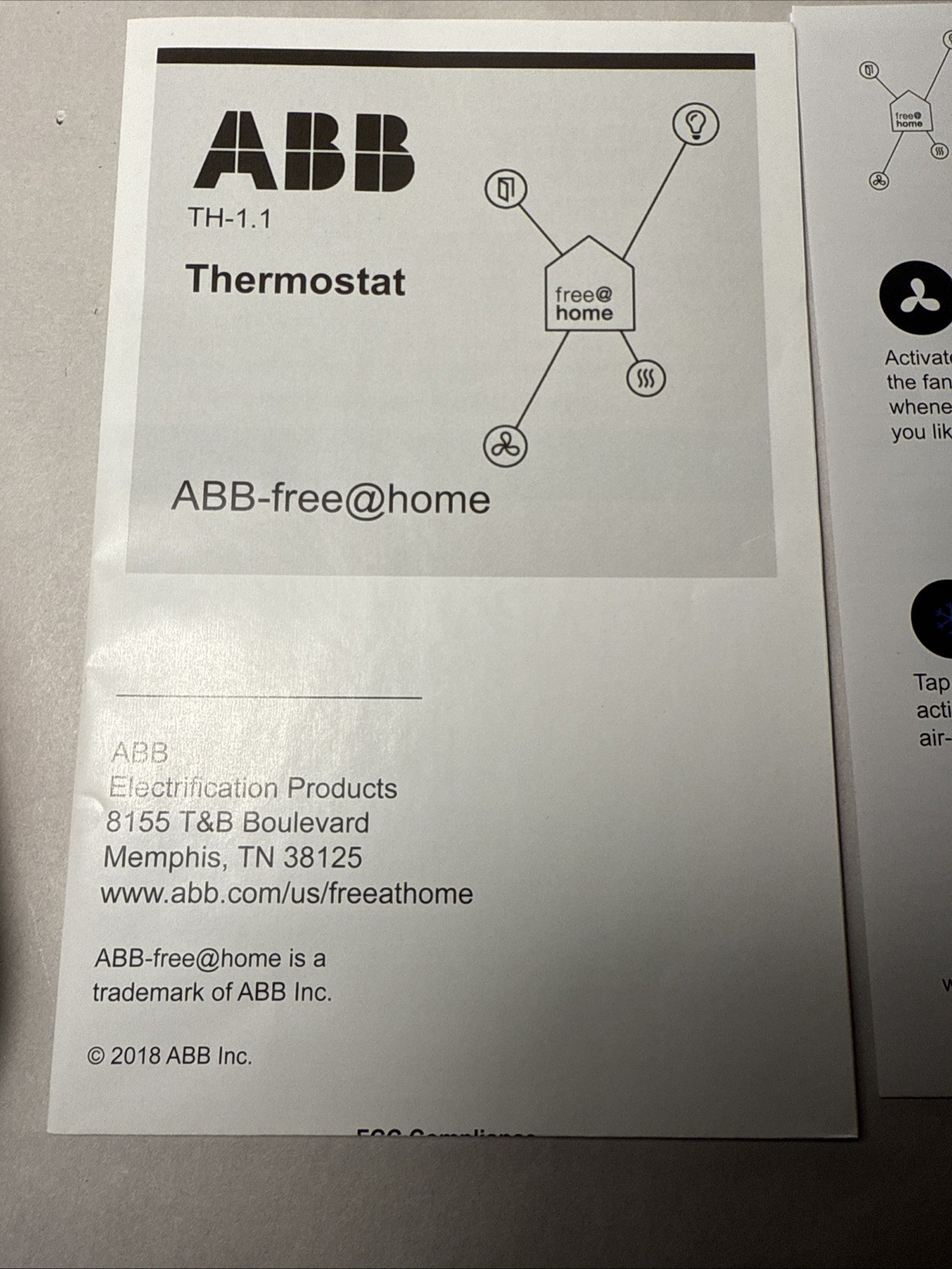ABB Thermostat Model TH-1.1