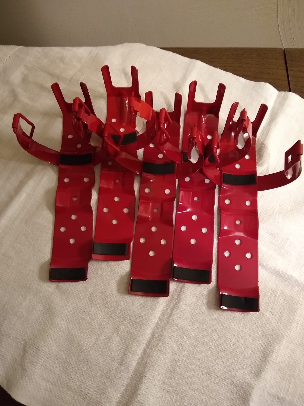 5  Amerex Steel Red Fire Extinguisher BRACKETS ONLY for 2-1/2 Lb Extinguishers