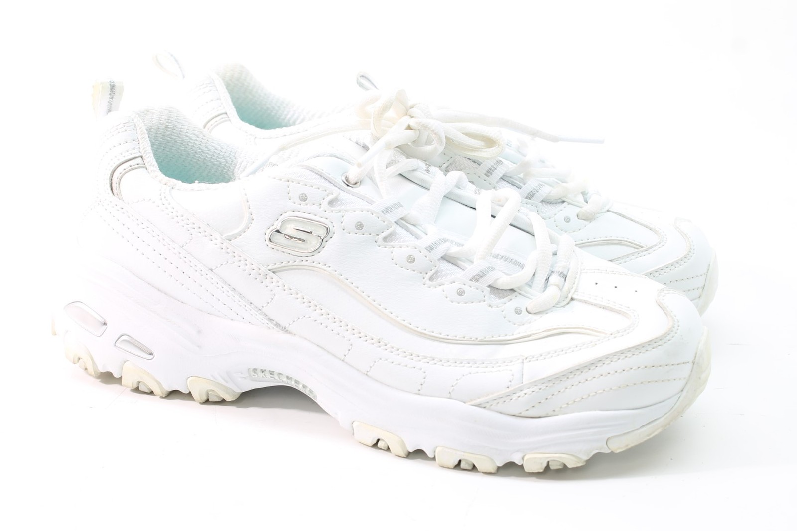 Skechers Women's D'Lites Fresh Start White Sneaker's FS 8.5W