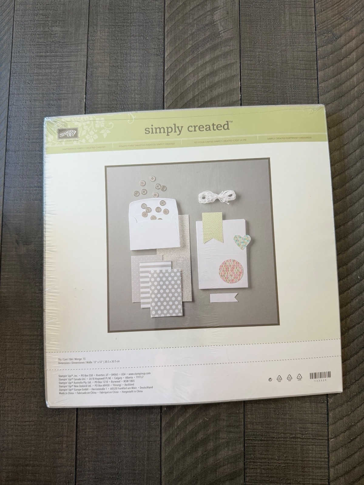 Stampin’ Up Happiness Simply Created Card Kit