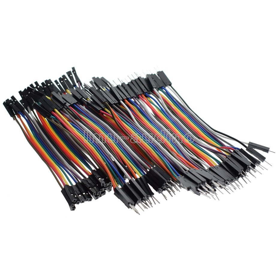40PCS 1P-1P male female Dupont wire cables jumpers 10CM 2.54MM for Arduino NEW