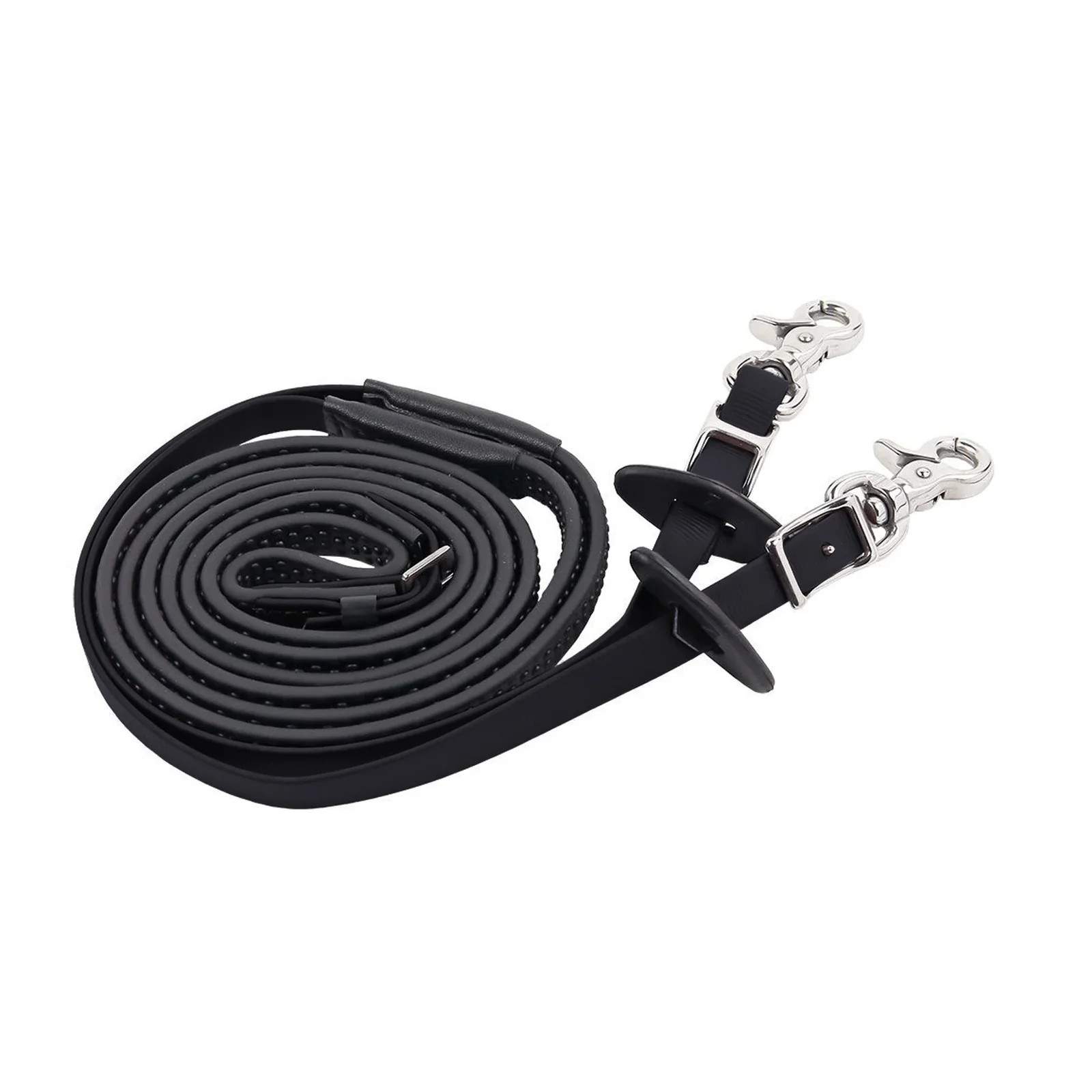 Toklat Endurance R-Grip Reins - Non-Slip Grip for Long Trail Rides - Black